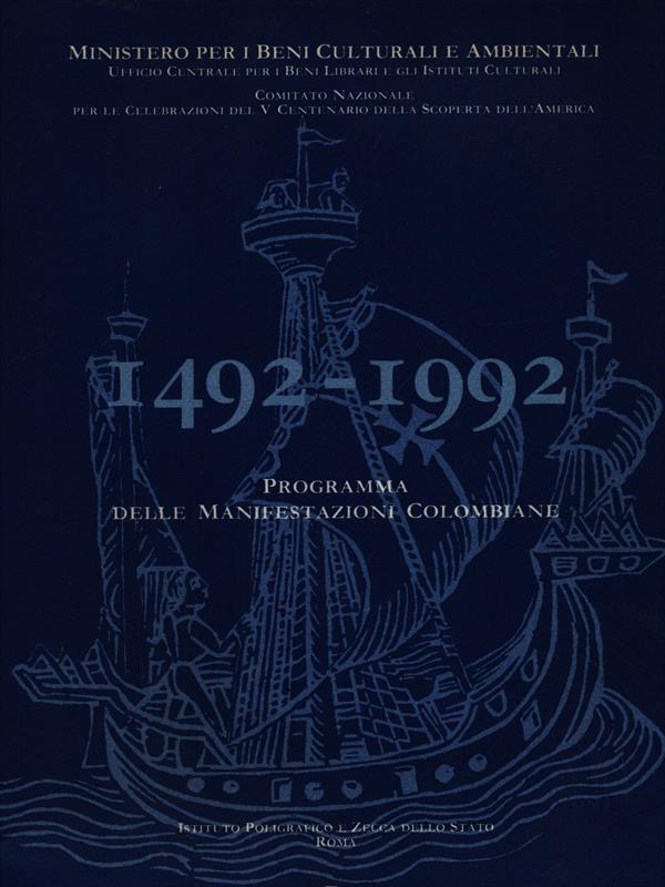 1492-1992 Programma Delle Manifestazioni Colombiane