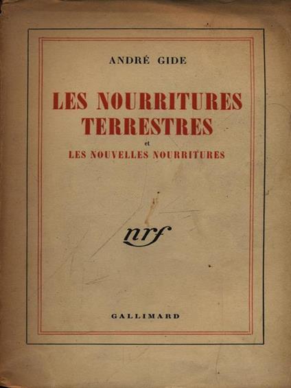 Les nourritures terrestres - André Gide - copertina