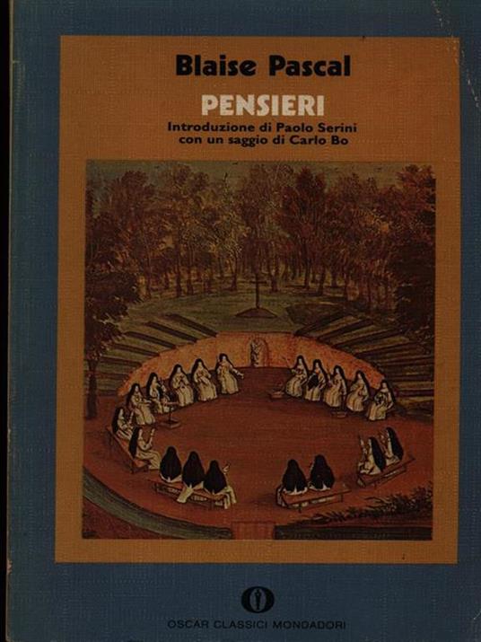 Pensieri - Blaise Pascal - copertina