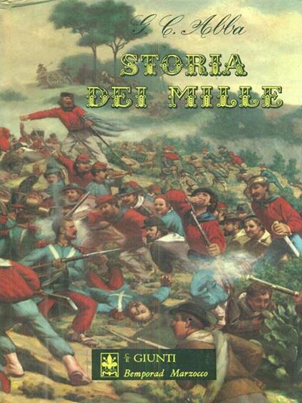 Storia dei mille - G. Cesare Abba - copertina