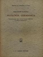 Filologia germanica Introduzione alla storia delle comunità di lingua germanica