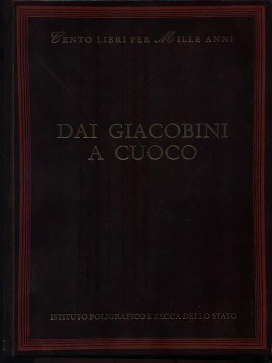 Dai giacobini a Cuoco - Alberto Merola - copertina
