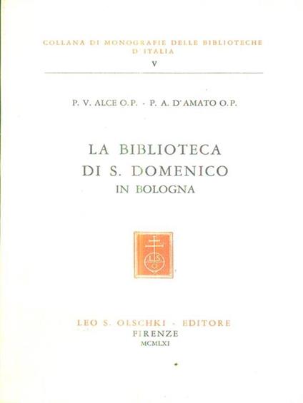 La Biblioteca di S. Domenico in Bologna - copertina