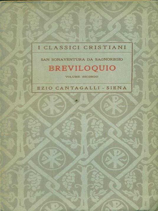 Breviloquio. Vol secondo - copertina
