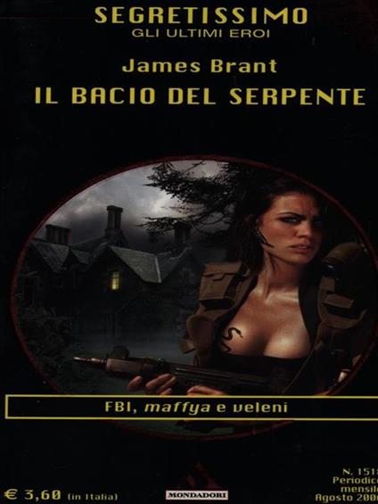 Il bacio del serpente - James Brant - copertina