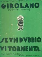 Se un dubbio vi tormenta. Autografato autore
