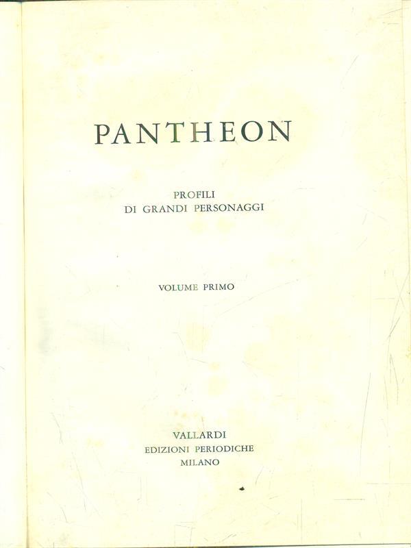 Pantheon. Volume primo
