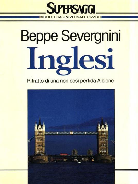 Inglesi - Beppe Severgnini - copertina