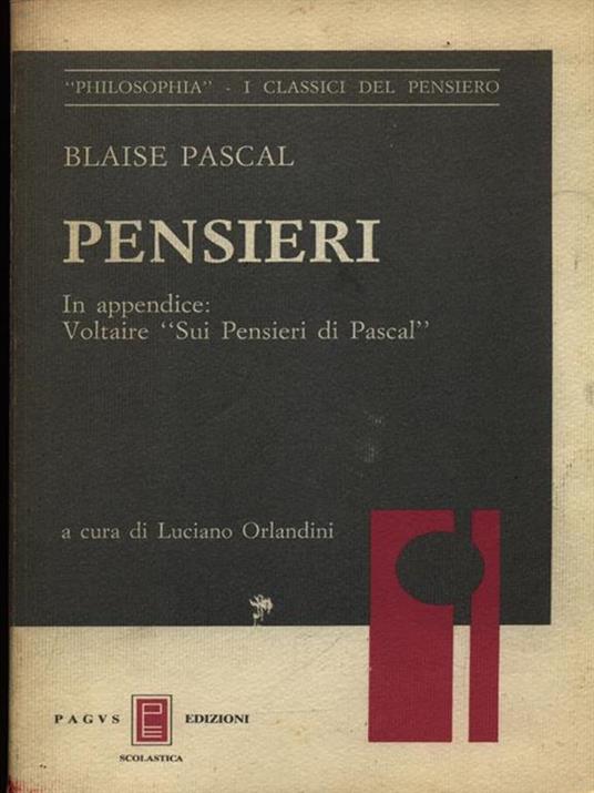 Pensieri - Blaise Pascal - 3