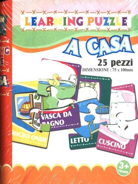 Learning puzzle 2. A casa - copertina