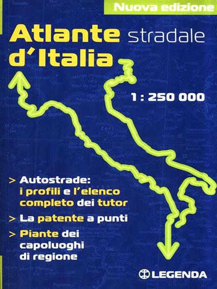 Atlante stradale d'Italia 1: 250 000 - copertina