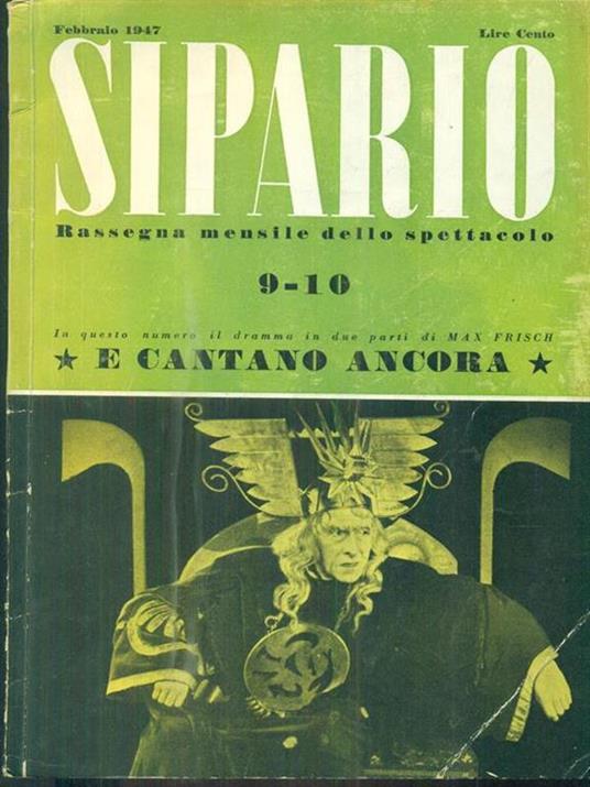 Sipario 9-10/ Febbraio 1947 - copertina