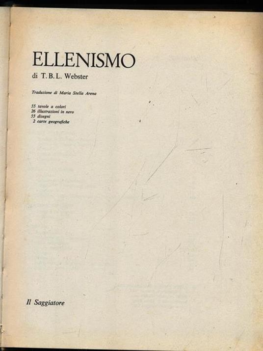 Ellenismo - copertina
