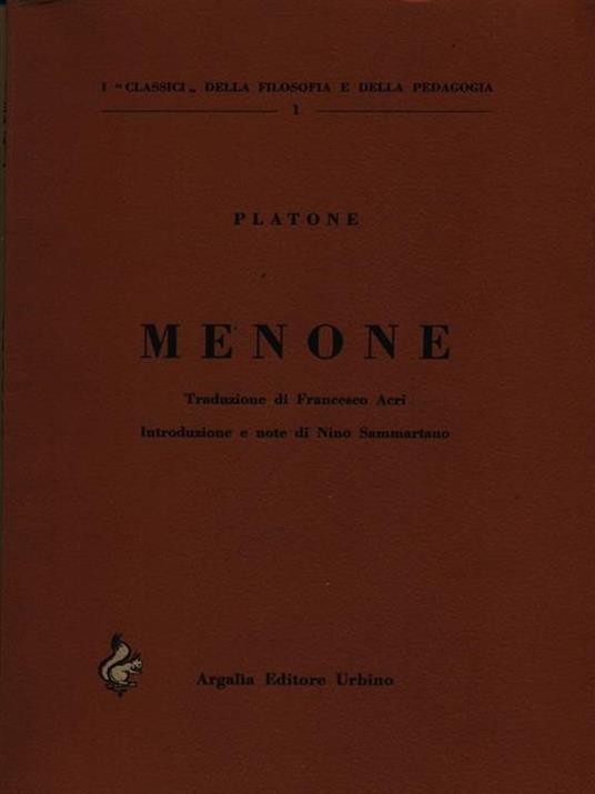 Menone - Platone - 3