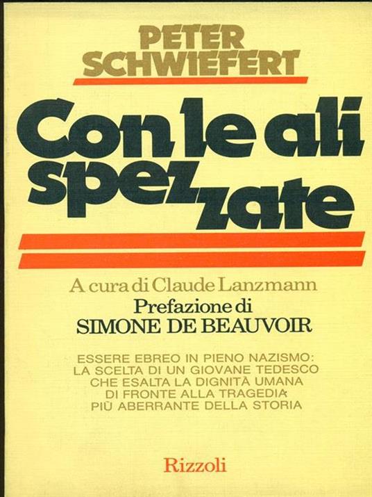 Con le ali spezzate - Peter Schwiefert - copertina