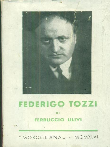 Federigo Tozzi - Ferruccio Ulivi - copertina