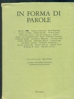 In forma di parole. Manuale secondo. Ottobre novembre dicembre 1993