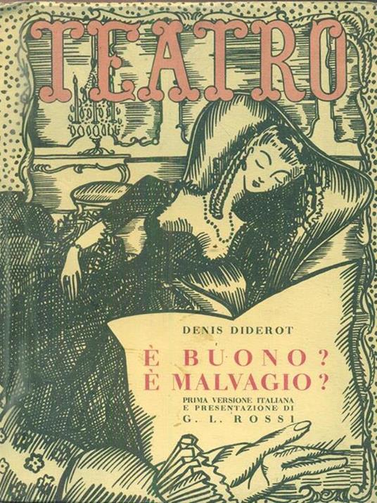 è buono? è malvagio? - Denis Diderot - copertina