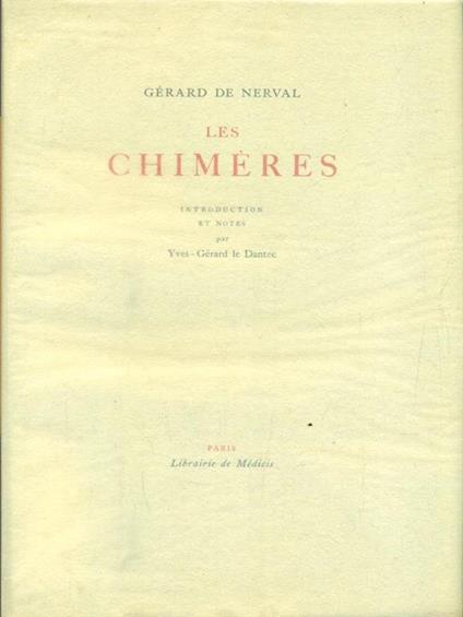 Les Chimères - Gérard de Nerval - copertina
