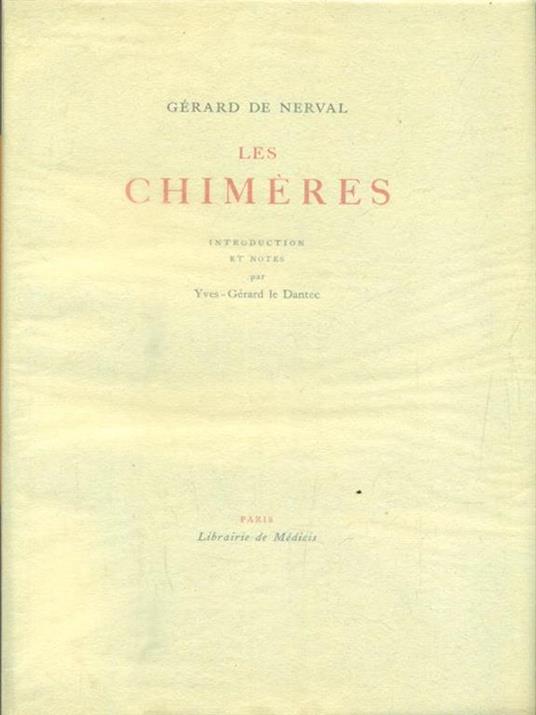 Les Chimères - Gérard de Nerval - copertina