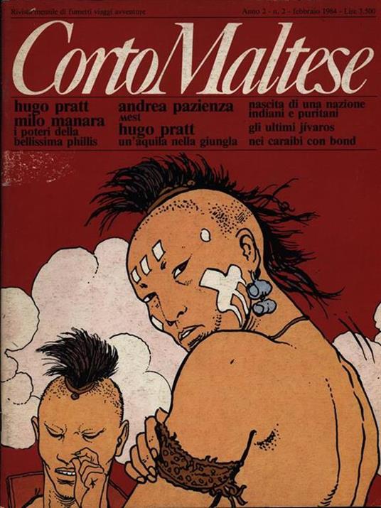 Corto Maltese n. 2/febbraio 1984 - copertina