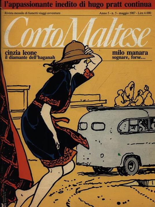 Corto Maltese - n. 5 - maggio 1987 - copertina