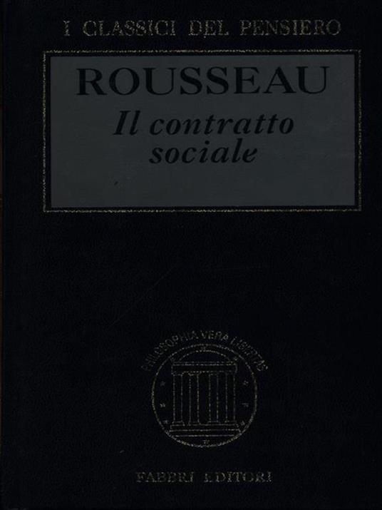 Il contratto sociale - Jean-Jacques Rousseau - 4