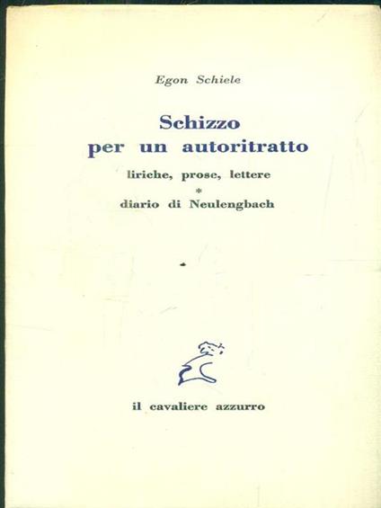 Schizzo per un autoritratto - Egon Schiele - copertina