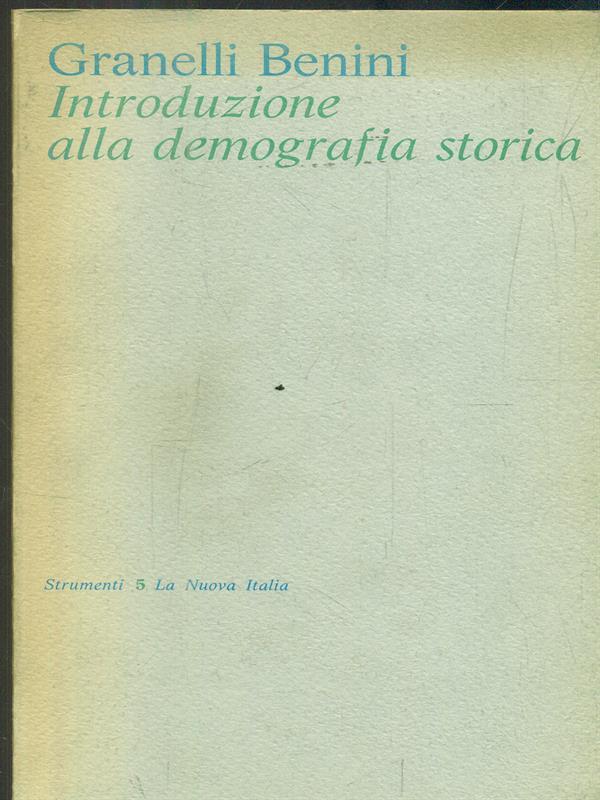 Introduzione alla demografia storica