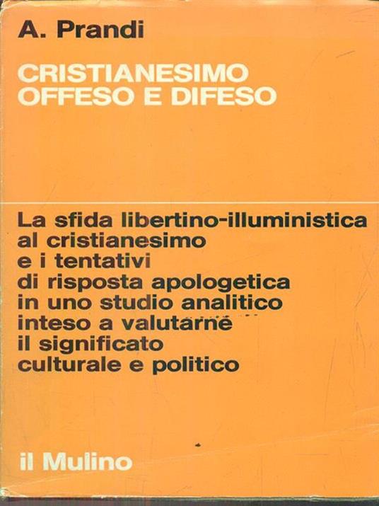 Cristianesimo offeso e difeso - Alfonso Prandi - copertina