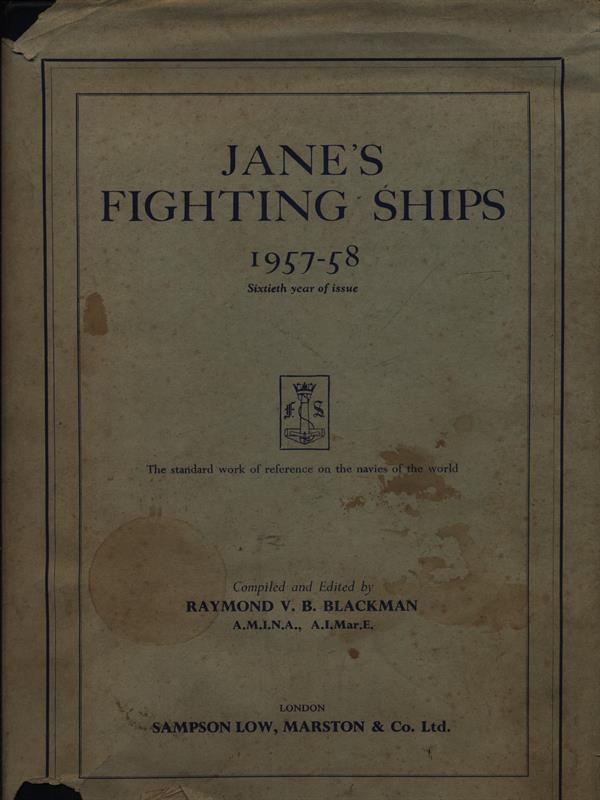 Janès fighting ships 1957-58