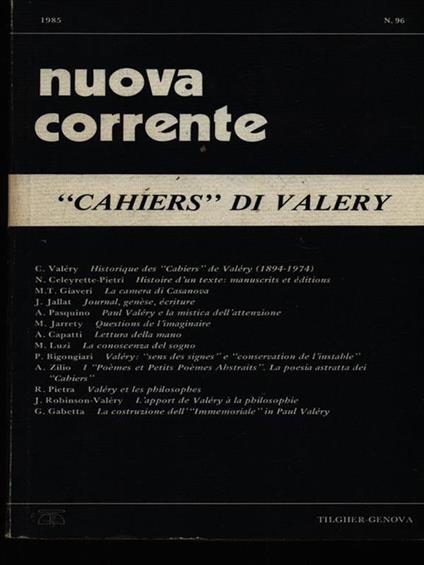 Nuova corrente n. 96/1985 - copertina