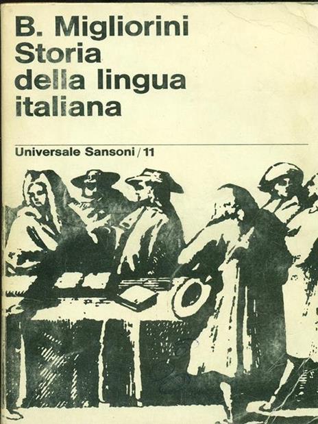 Storia della Lingua italiana - Bruno Migliorini - copertina