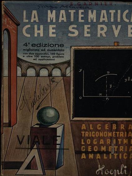 La matematica che serve - Enrico Garnier - copertina