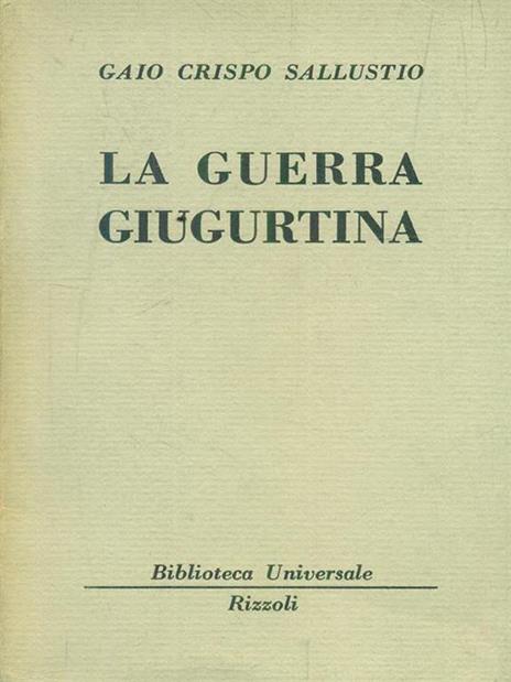 La guerra giugurtina - C. Crispo Sallustio - 4