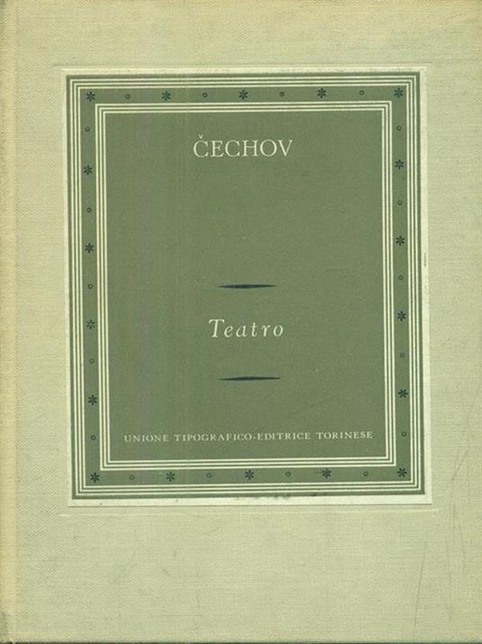 Teatro - Anton Cechov - copertina
