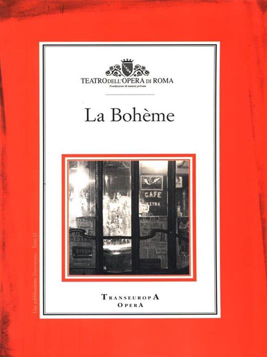 Teatro dell'Opera di Roma: La Bohème - copertina