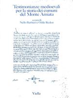 Testimonianze medioevali per la storia dei comuni del monte Amiata