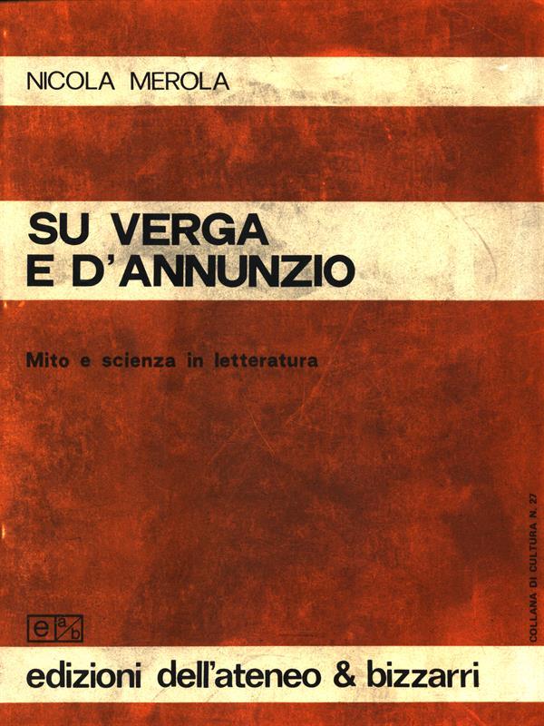 Su Verga e D'Annunzio