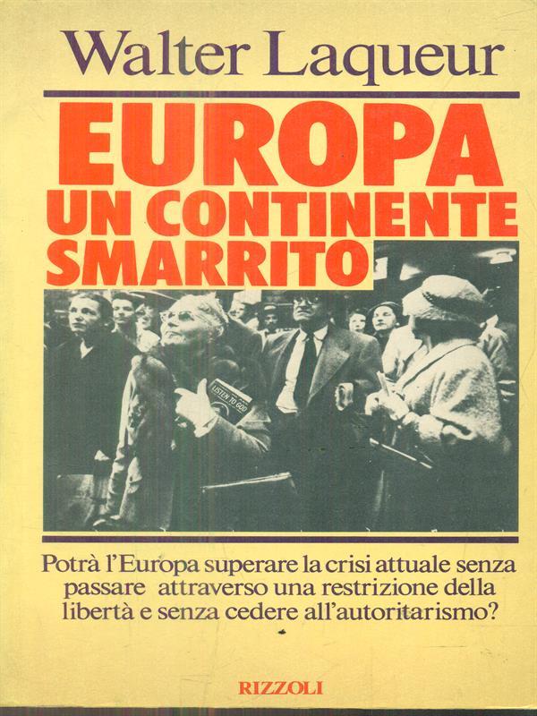 Europa. Un continente smarrito