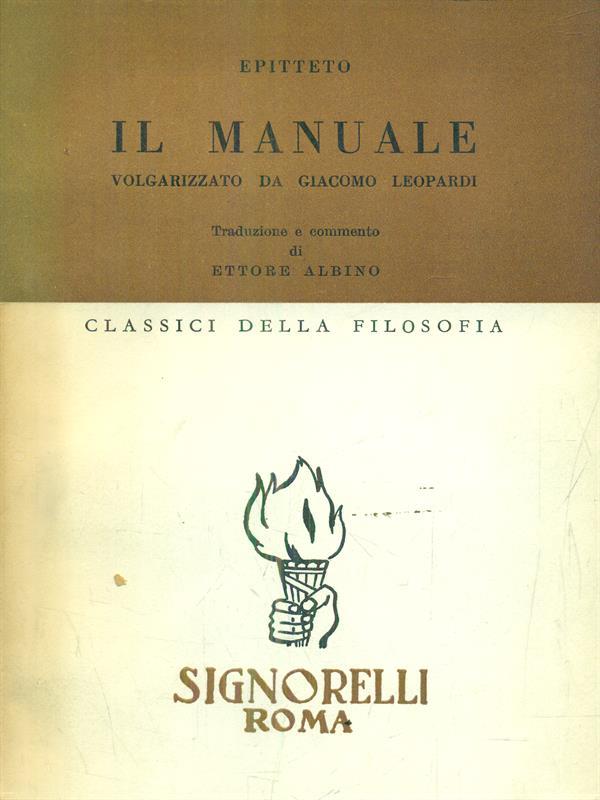 Il manuale volgarizzato da Giacomo Leopardi