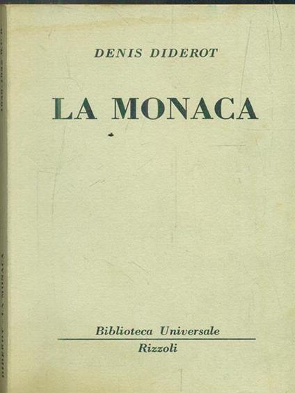 La monaca - Denis Diderot - copertina