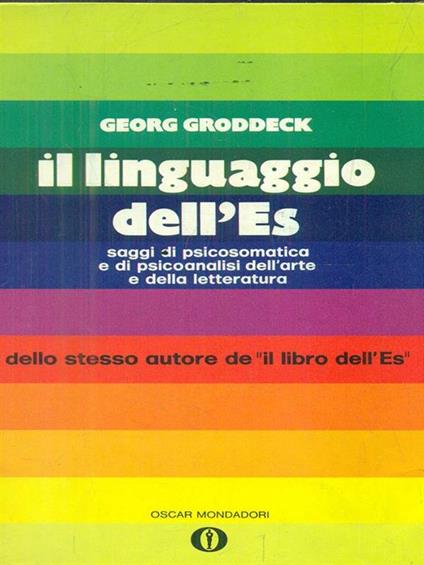 Il linguaggio dell'Es - Georg Groddeck - copertina