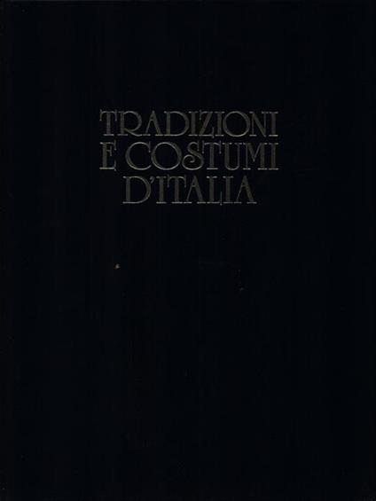 Tradizioni e costumi d'Italia - copertina