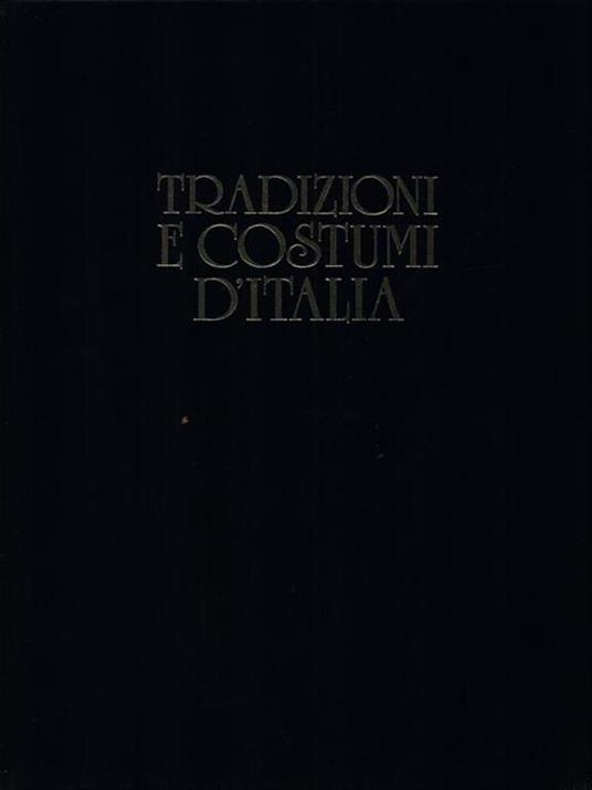 Tradizioni e costumi d'Italia - copertina