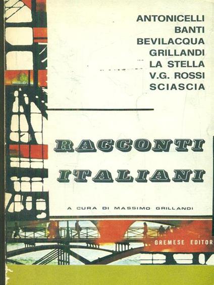 Racconti italiani - copertina