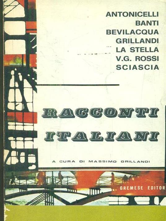 Racconti italiani - copertina