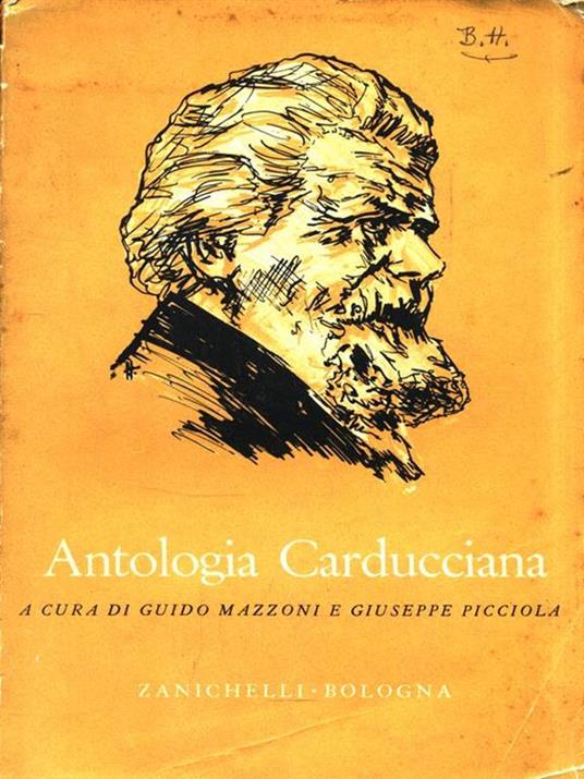 Antologia Carducciana - Guido Mazzoni - copertina