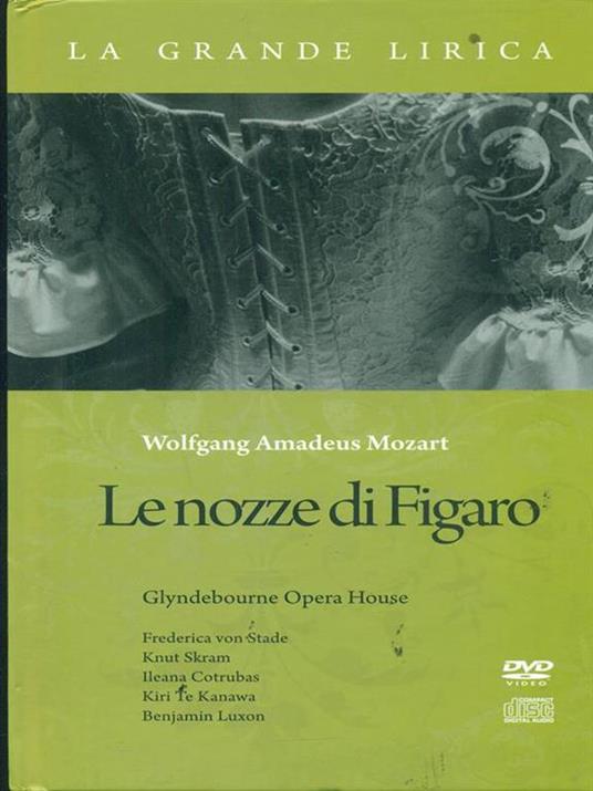 Le nozze di Figaro. glyndebourne Opera House. Libro + Cd + Dvd - Wolfgang Amadeus Mozart - copertina