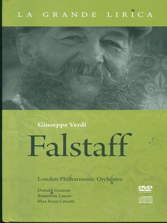 Falstaff. London Philharmonic Orchestra. Libro + Cd + Dvd - Giuseppe Verdi - copertina